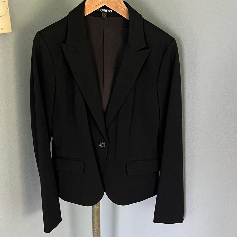 Express Women's Classic Black Suit Jacket
